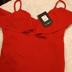 NEW HOT FLAMES SEXY RUFFLE DRESS